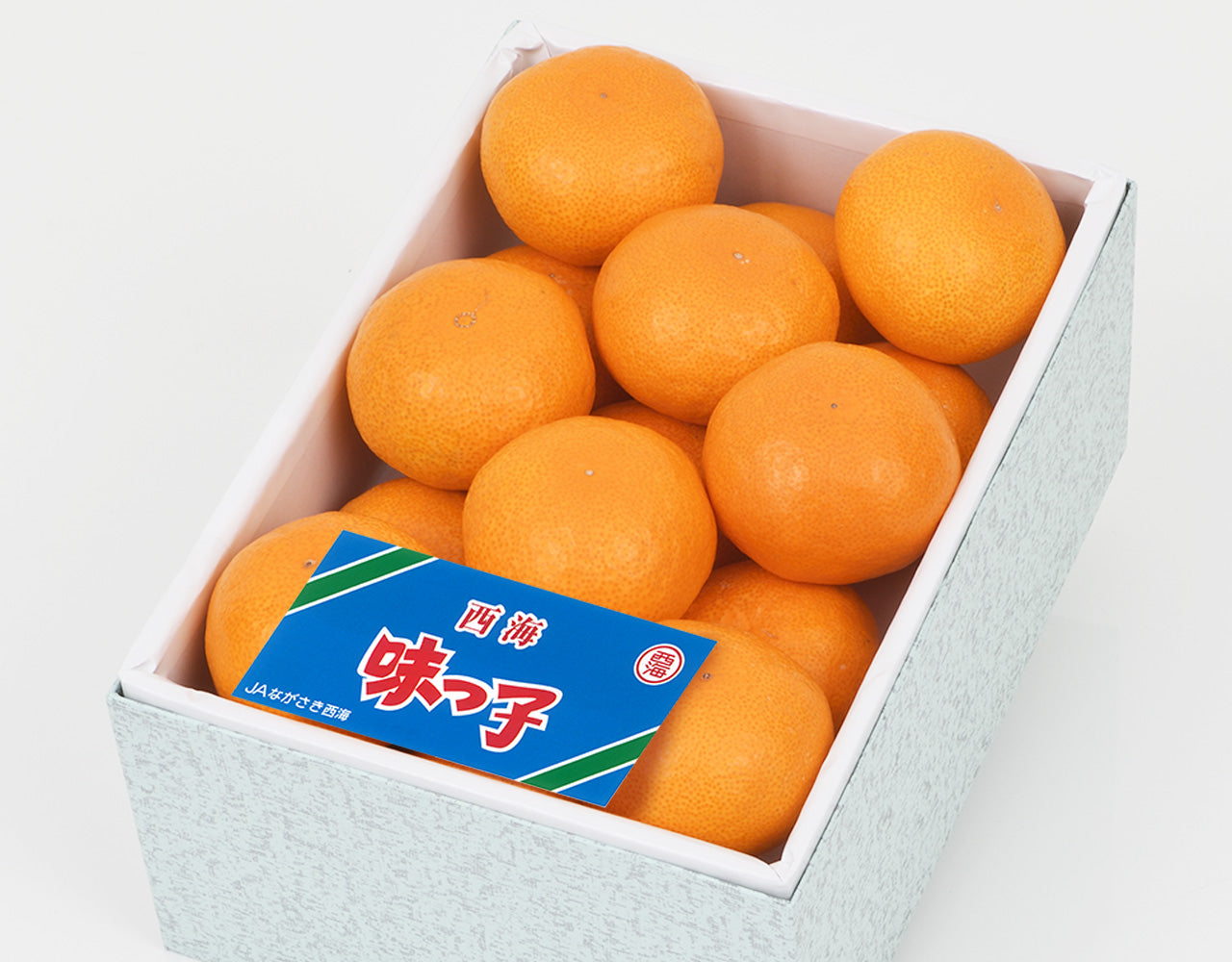 15玉　長崎県産　化粧箱　ハヤシフルーツ　味っ子みかん　–　Mサイズ　約1.5kg