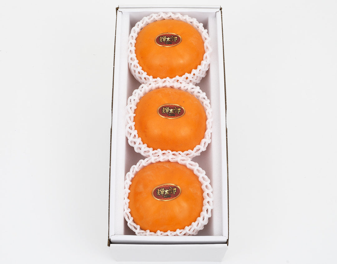 鳥取県産 輝太郎柿 赤秀品 3玉 (約900g)