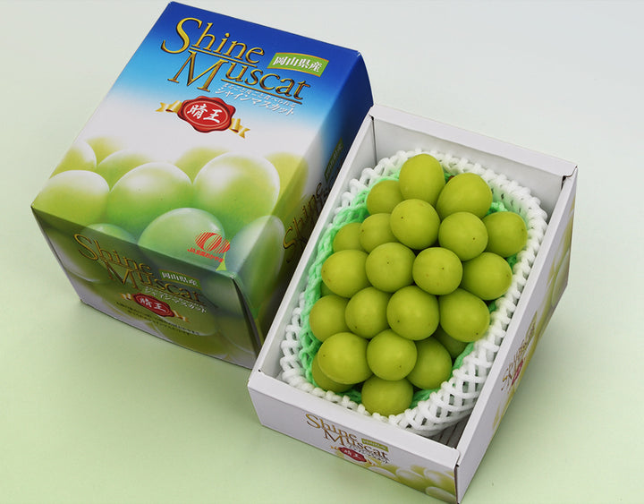 岡山県産 シャインマスカット 晴王 化粧箱 約700g