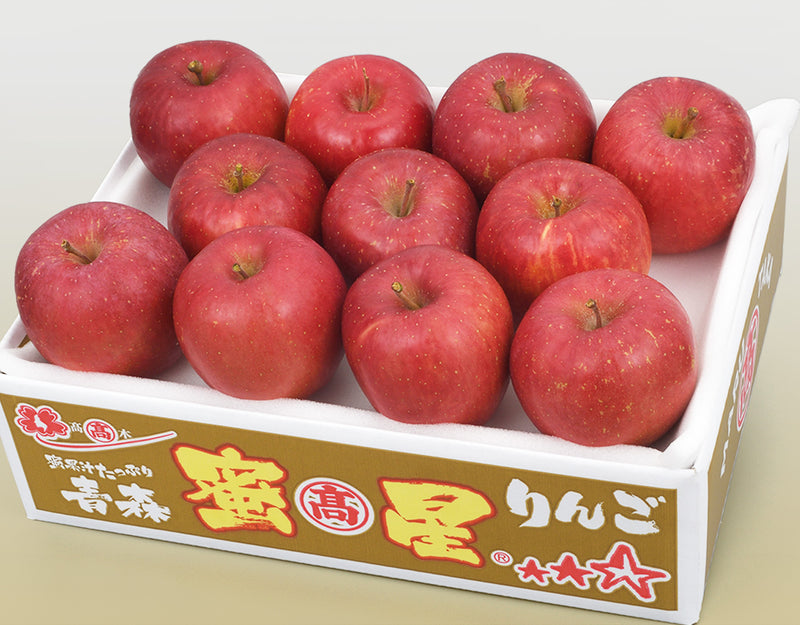 お歳暮企画】青森県産　–　蜜星　サンふじりんご　約2.8kg　ハヤシフルーツ