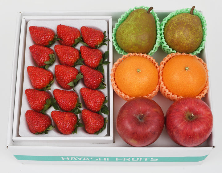 【お歳暮企画】ゆうべに苺・紅まどんな・ラフランス・サンふじ 詰合せ
