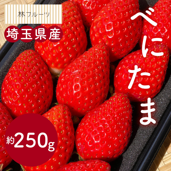埼玉県産 べにたまいちご (5粒～15粒) 約250g×1