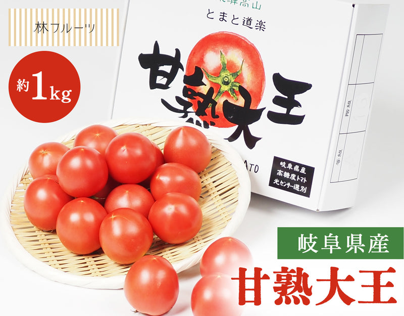 岐阜県産 フルーツトマト 甘熟大王 1箱 約1kg