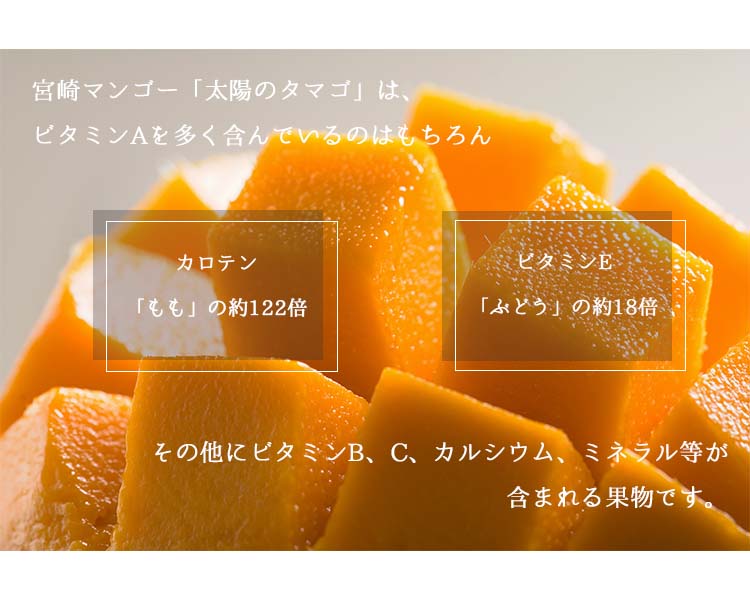 宮崎県産 完熟マンゴー 太陽のタマゴ 2Lサイズ 3玉