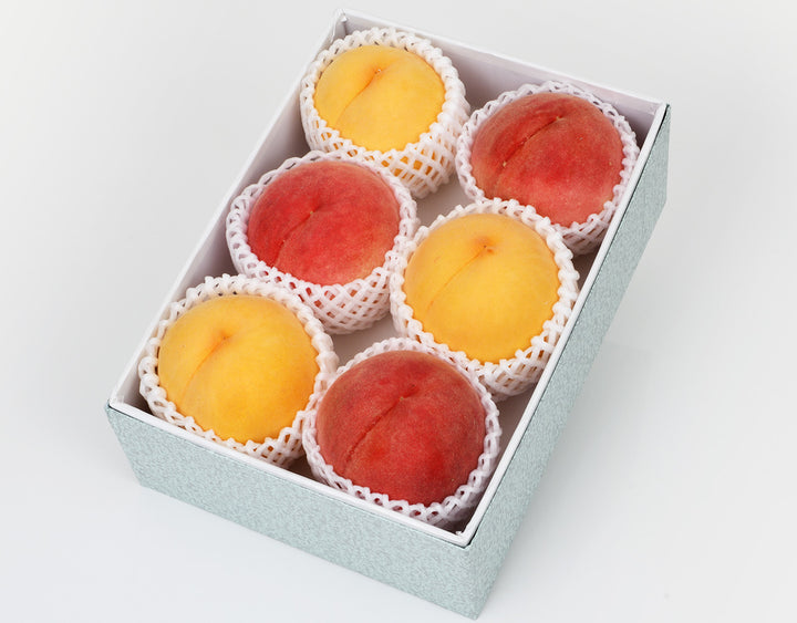 ピーチコンビ 【もも・黄金桃 詰め合わせ】  6玉