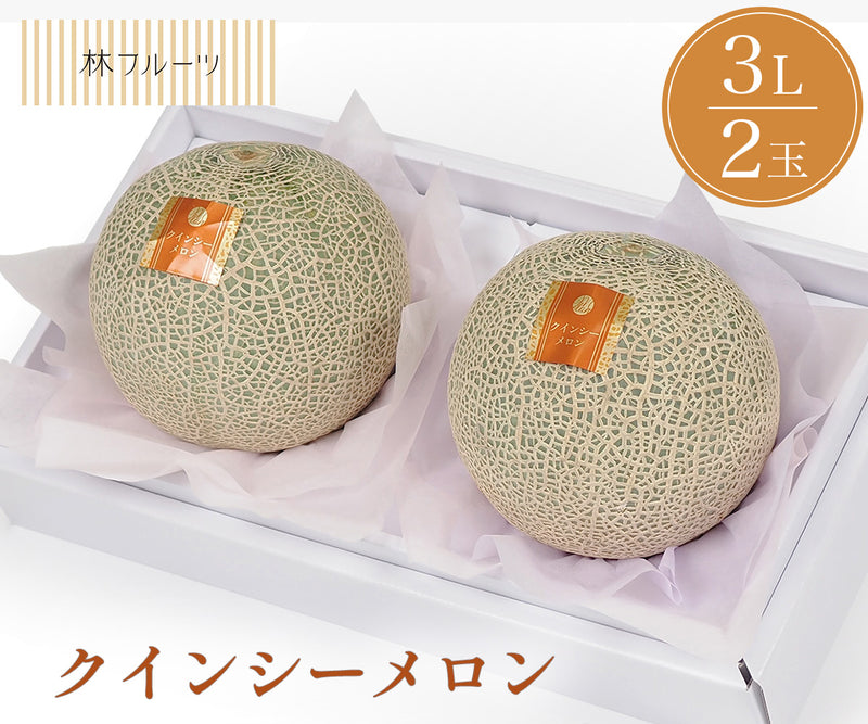 クインシーメロン 秀品 3Lサイズ 2玉